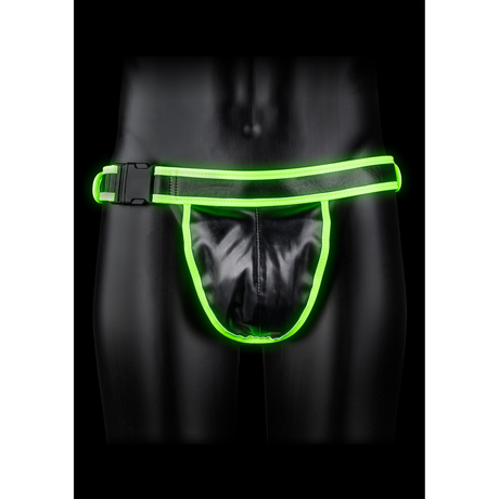 Jockstrap mit Schnalle nachtleuchtend Grün