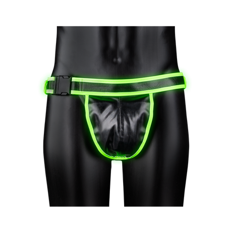 Jockstrap mit Schnalle nachtleuchtend Grün Modell 2