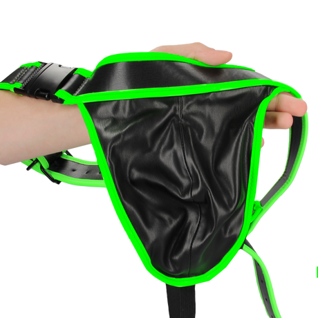 Jockstrap mit Schnalle nachtleuchtend Grün Modell 2