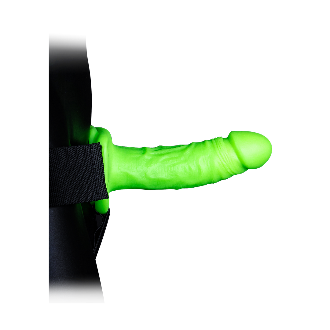 Strap-on realistisch nachtleuchtend Grün 15 x Ø 4,2 cm