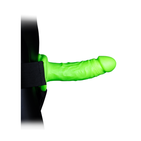 Strap-on realistisch nachtleuchtend Grün 15 x Ø 4,2 cm