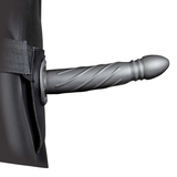 Strap-on hohl gedreht Schwarz