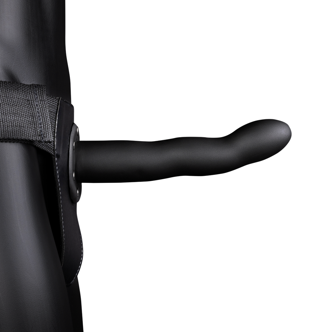 Strap-on hohl gebogen Schwarz