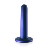 Dildo G-Punkt Silikon glatt Gun Metal