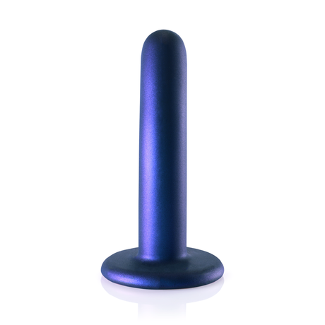 Dildo G-Punkt Silikon glatt Gun Metal
