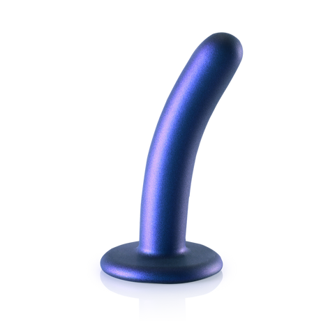 Dildo G-Punkt Silikon glatt Gun Metal