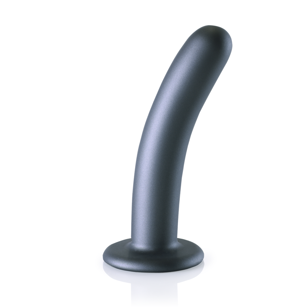 Dildo G-Punkt Silikon glatt Gun Metal Modell 2