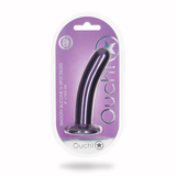 Dildo G-Punkt Silikon glatt Gun Metal Modell 2