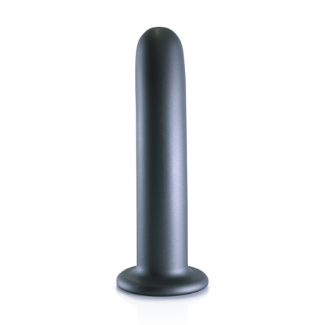 Dildo G-Punkt Silikon glatt Gun Metal Modell 3