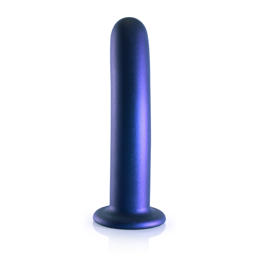 Dildo G-Punkt Silikon glatt Gun Metal Modell 3