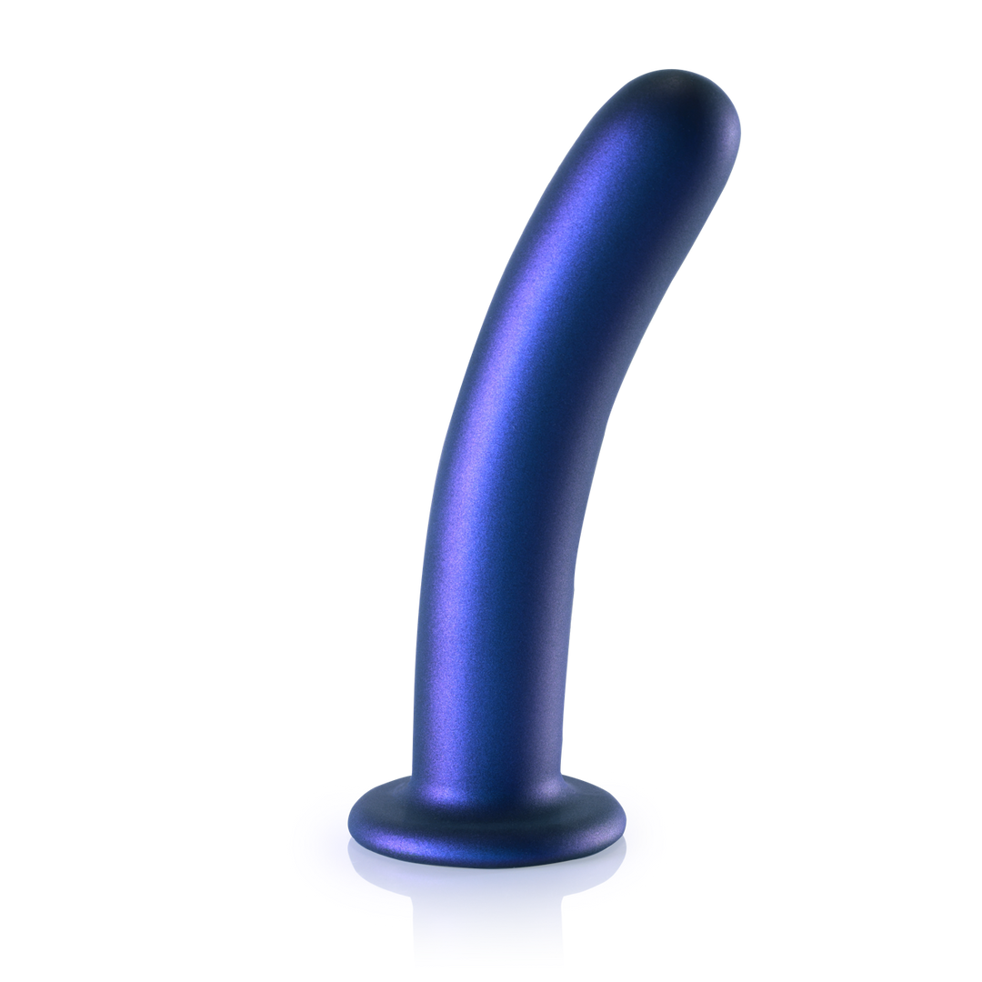 Dildo G-Punkt Silikon glatt Gun Metal Modell 3