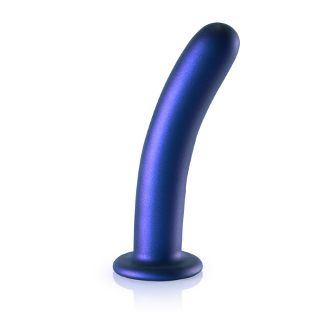Dildo G-Punkt Silikon glatt Gun Metal Modell 3