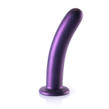 Dildo G-Punkt Silikon glatt Gun Metal Modell 3