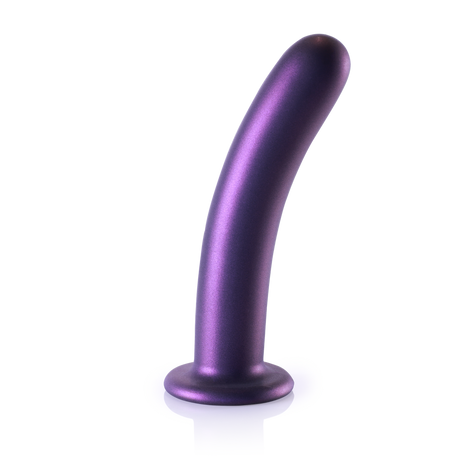 Dildo G-Punkt Silikon glatt Gun Metal Modell 3