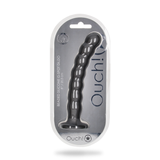 Dildo G-Punkt Silikon mit Perlen Gun Metal Modell 2