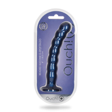 Dildo G-Punkt Silikon mit Perlen Gun Metal Modell 2