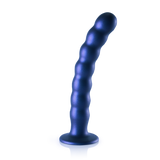 Dildo G-Punkt Silikon mit Perlen Gun Metal Modell 2