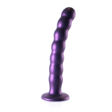 Dildo G-Punkt Silikon mit Perlen Gun Metal Modell 2