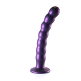 Dildo G-Punkt Silikon mit Perlen Gun Metal Modell 2