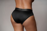 Vibro-Slip hochgeschnitten Schwarz