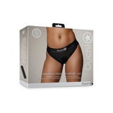 Strap-on-Hipster mit Vibration Schwarz