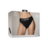 Strap-on-Hipster mit Vibration Schwarz