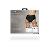 Strap-on-Hipster mit Vibration Schwarz