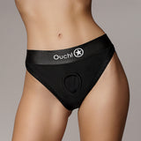 Strap-on-Hipster mit Vibration Schwarz