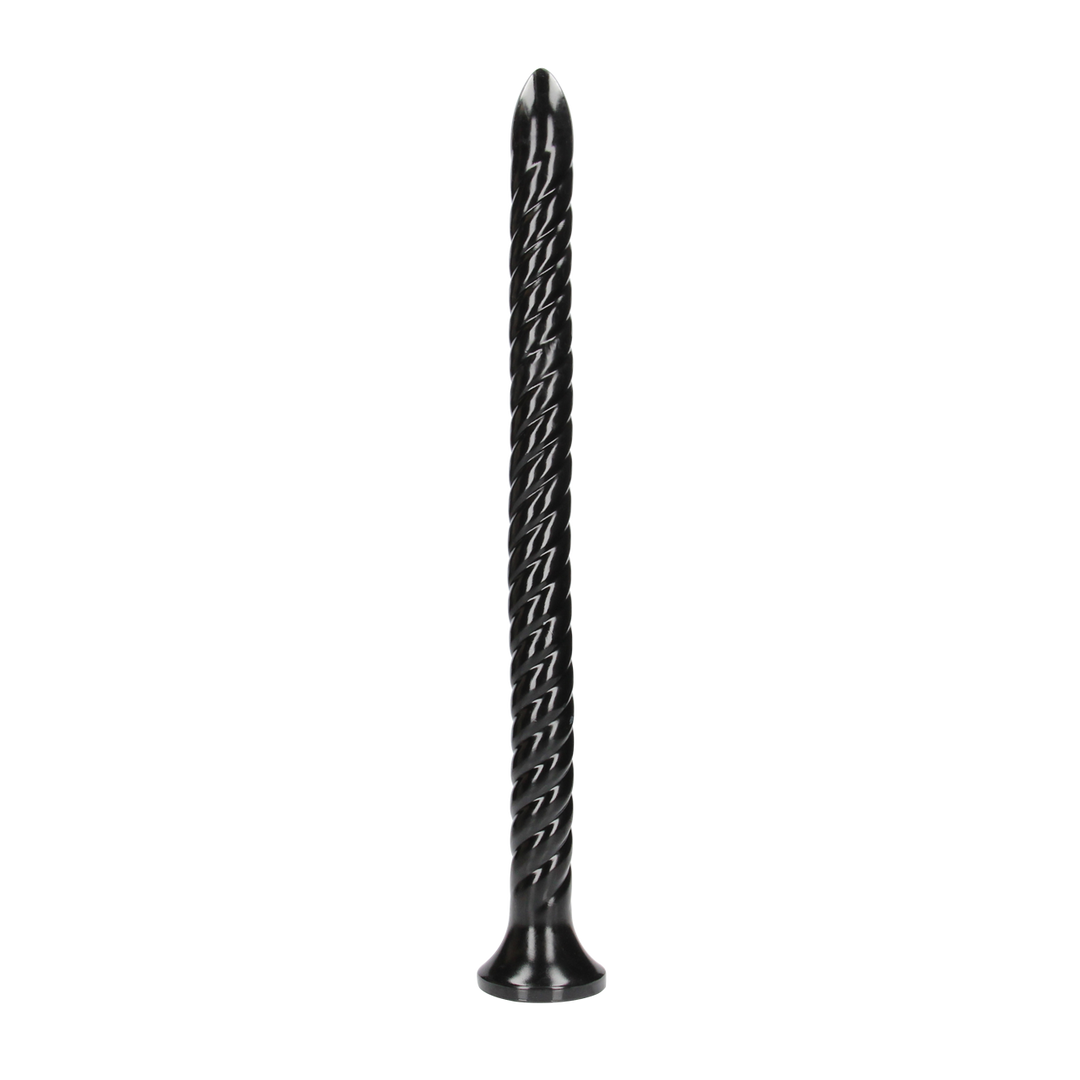 Dildo Anal Snake gedreht Schwarz 50 x Ø 3,6 cm