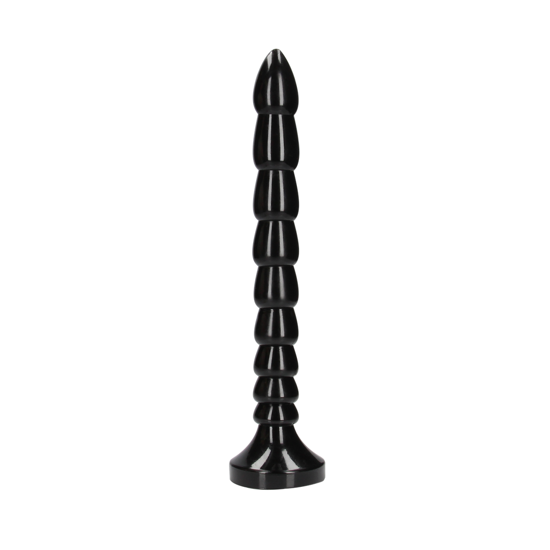 Dildo Anal Snake gestapelt Schwarz 30 x Ø 3,5 cm