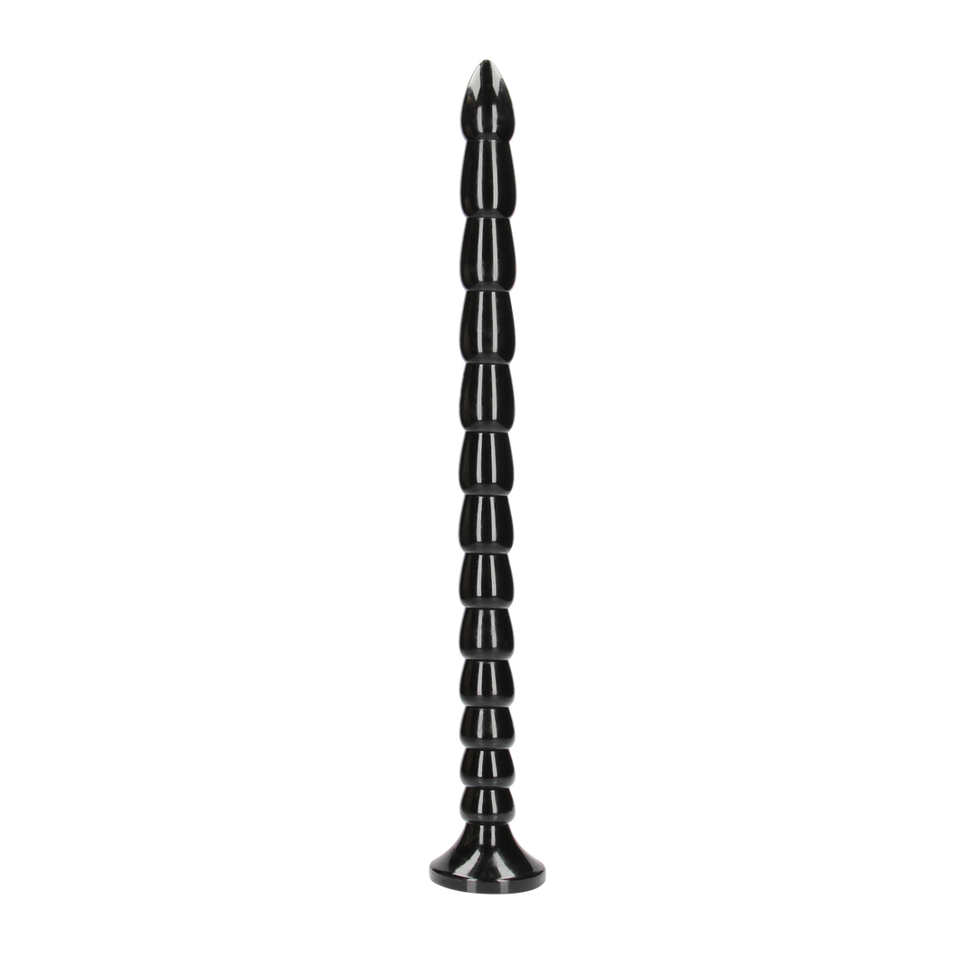 Dildo Anal Snake gestapelt Schwarz 50 x Ø 3,5 cm