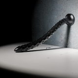 Dildo Anal Snake geschuppt Schwarz 40 x Ø 3,4 cm
