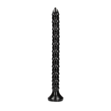 Dildo Anal Snake geschuppt Schwarz 40 x Ø 3,4 cm