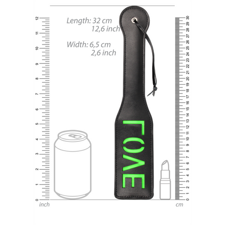 Paddle Love nachtleuchtend Neon Gelbgrün 32,2 cm