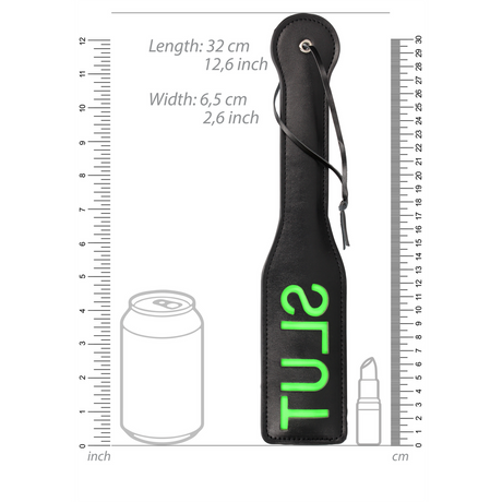 Paddle Slut nachtleuchtend Neon Gelbgrün 32,2 cm