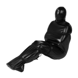 Bondage-Sack mit Nylonriemen Schwarz 175 cm