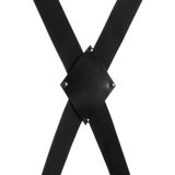 Bondage-Kreuz für die Tür Schwarz 266 cm