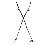 Bondage-Kreuz für die Tür Schwarz 266 cm