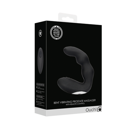 Prostata-Vibrator gebogen mit Fernbedienung