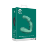 Prostata-Vibrator gebogen mit Fernbedienung Schwarz