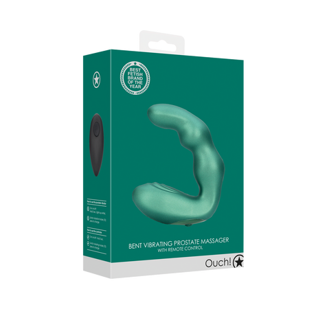 Prostata-Vibrator gebogen mit Fernbedienung