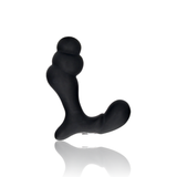 Prostata-Vibrator gestapelt mit Fernbedienung Schwarz