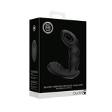 Prostata-Vibrator mit Perlen und Fernbedienung Schwarz