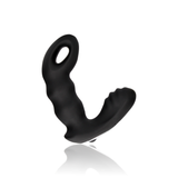 Prostata-Vibrator mit Perlen und Fernbedienung Schwarz