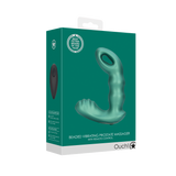 Prostata-Vibrator mit Perlen und Fernbedienung Schwarz