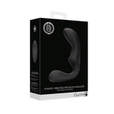 Prostata-Stimulator spitz mit Vibration und Fernbedienung Schwarz