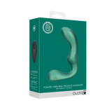 Prostata-Stimulator spitz mit Vibration und Fernbedienung Schwarz