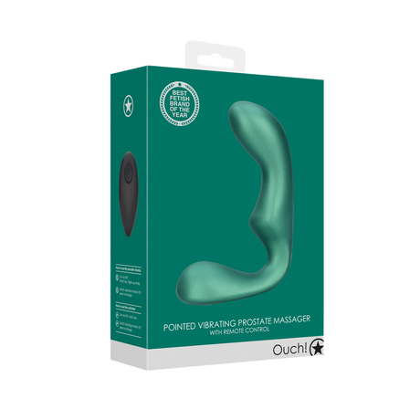 Prostata-Stimulator spitz mit Vibration und Fernbedienung