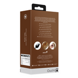 Analplug Metall mit Fuchsschwanz Schwarz