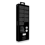 Spreizstange mit mehreren Haken Silber 76,5 cm
